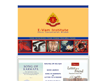Tablet Screenshot of evaminstitute.org